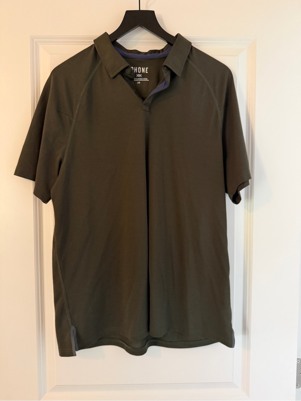 RHONE Men's Polo Shirt Size L
